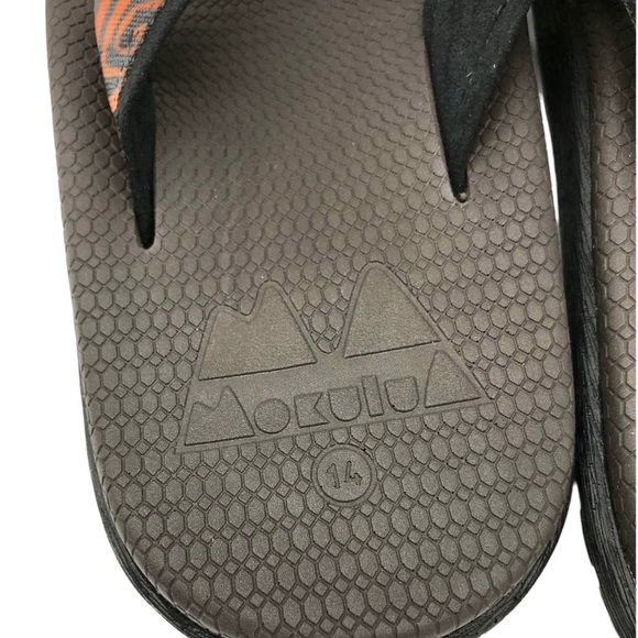 NWT Mens Hawaiian Flip Flop Sandals Mokulua by Island Slipper From Hawaii - Picture 4 of 10